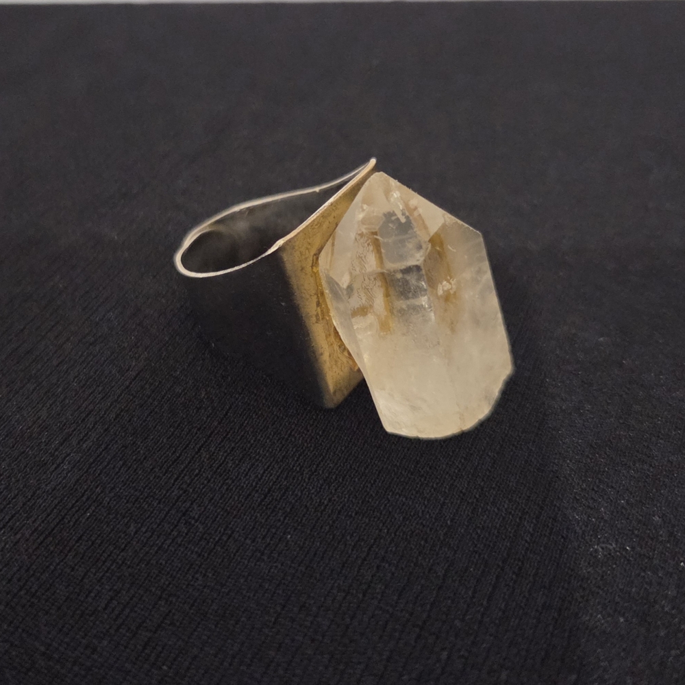 Crystal Statement Ring - image 2